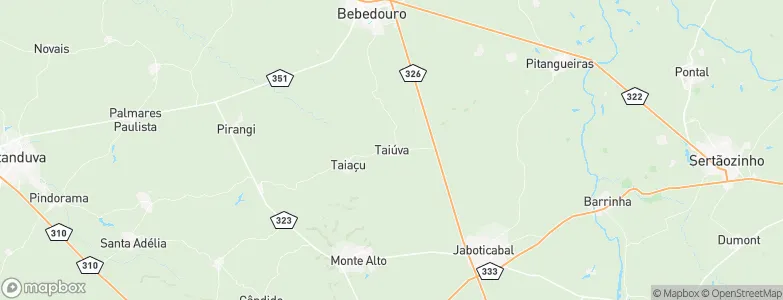 Taiúva, Brazil Map