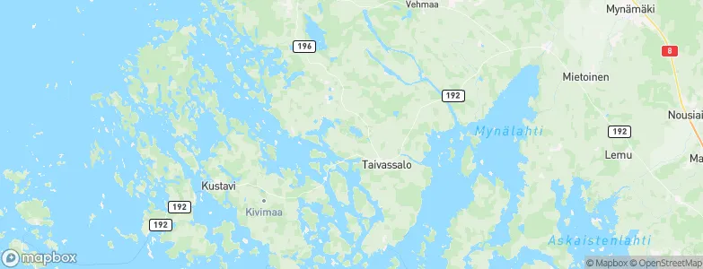 Taivassalo, Finland Map