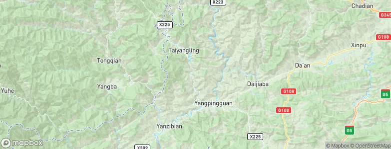Taiyangling, China Map
