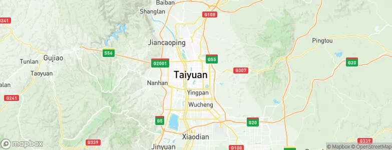 Taiyuan, China Map