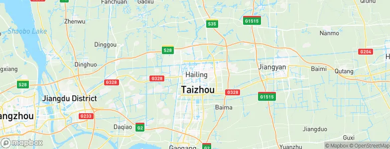 Taizhou, China Map