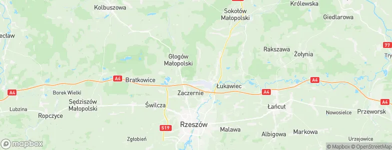 Tajęcina, Poland Map