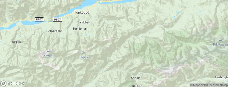 Tajikistan, Tajikistan Map