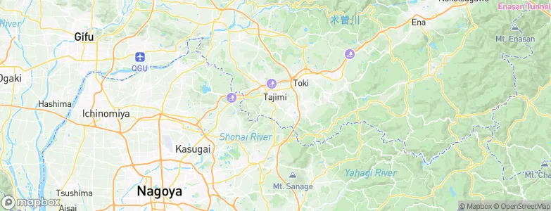 Tajimi, Japan Map