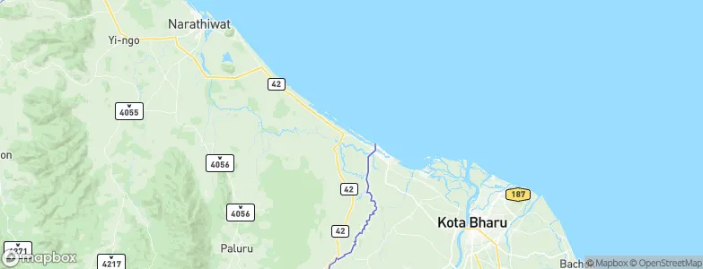 Tak Bai, Thailand Map