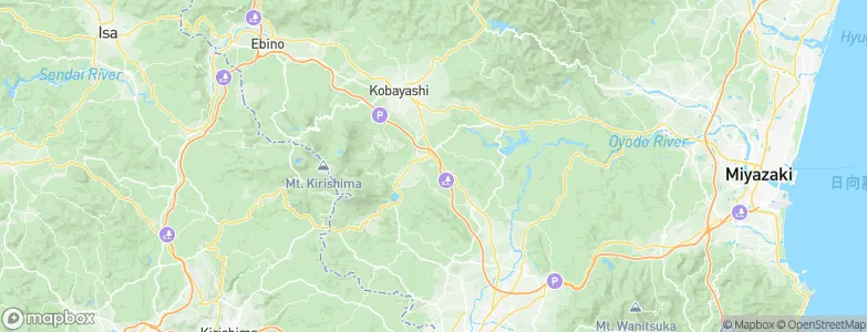 Takaharu, Japan Map