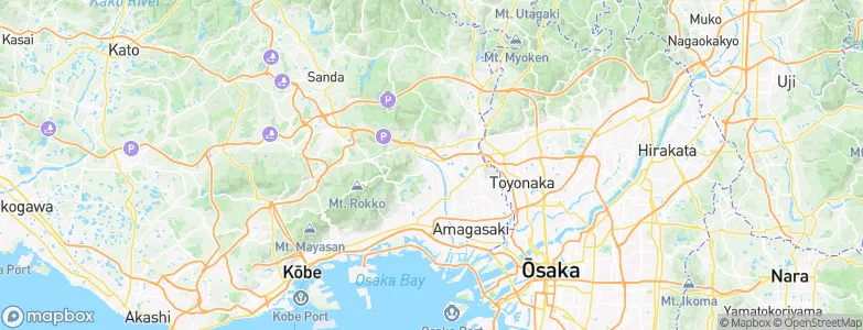 Takarazuka, Japan Map