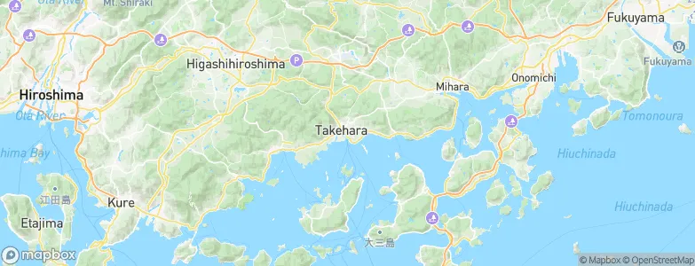 Takehara, Japan Map