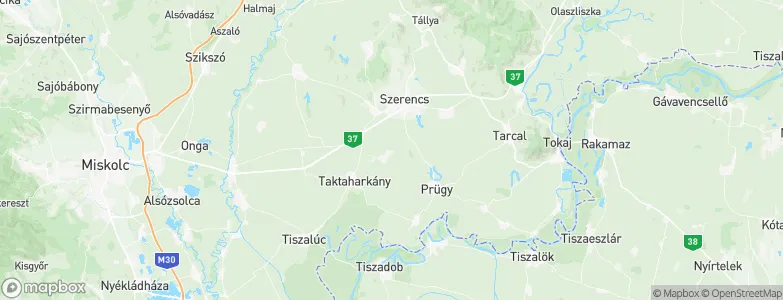Taktaszada, Hungary Map