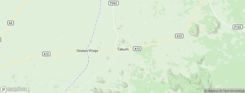 Takum, Nigeria Map