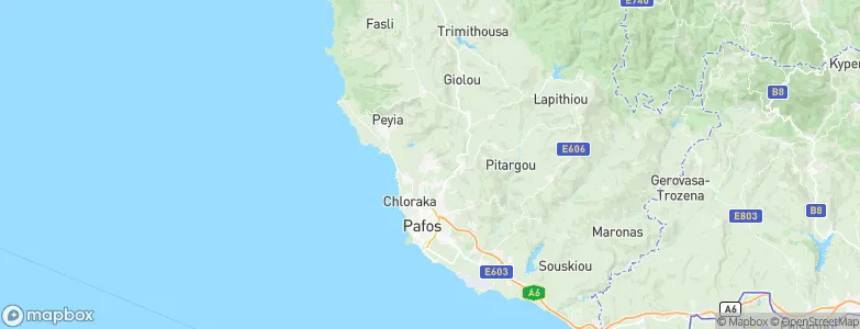 Tála, Cyprus Map