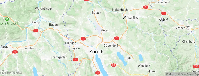 Talacker, Switzerland Map