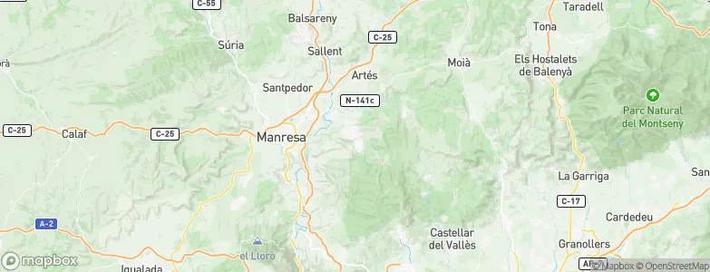 Talamanca, Spain Map