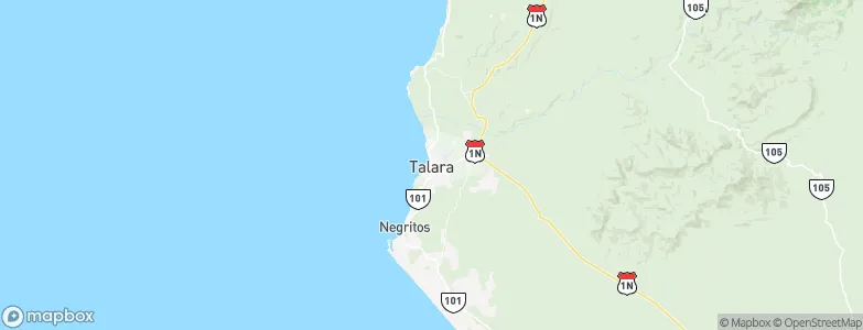 Talara, Peru Map