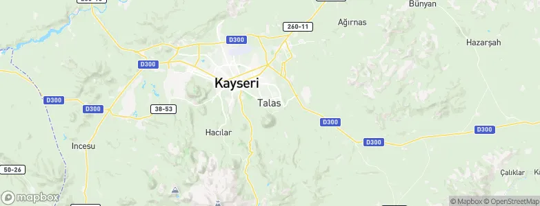 Talas, Turkey Map