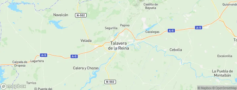 Talavera de la Reina, Spain Map