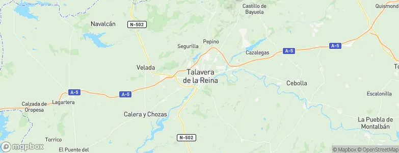 Talavera de la Reina, Spain Map