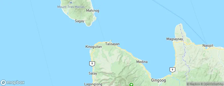 Talisayan, Philippines Map