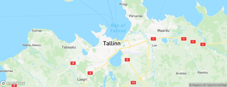 Tallinn, Estonia Map