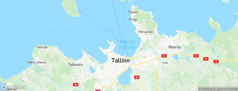 Tallinn, Estonia Map