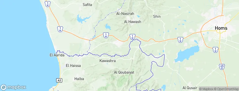 Tallkalakh, Syria Map