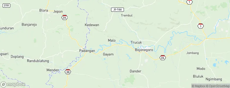 Talok, Indonesia Map