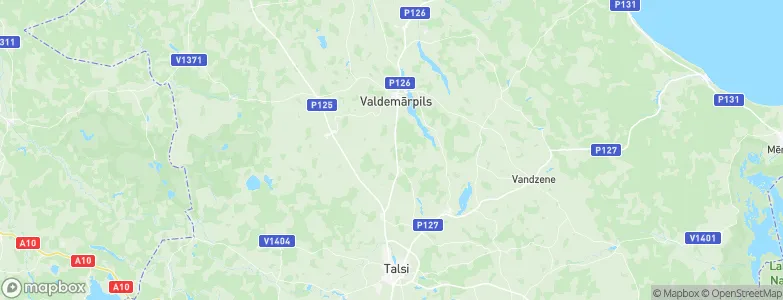 Talsi Municipality, Latvia Map