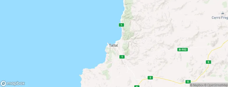 Taltal, Chile Map