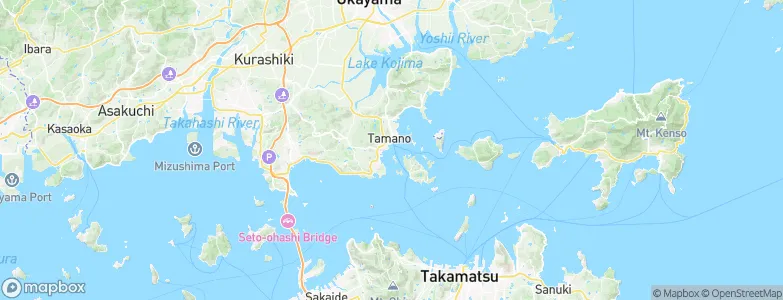 Tamano, Japan Map