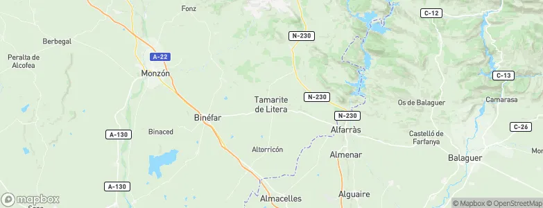 Tamarit de Llitera, Spain Map