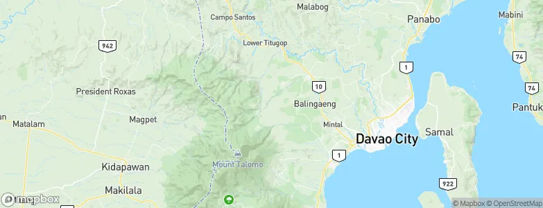 Tamayong, Philippines Map