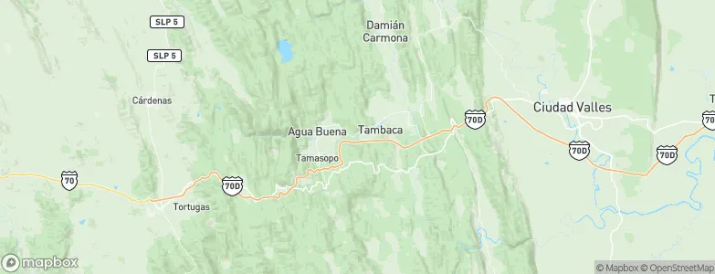 Tambaca, Mexico Map