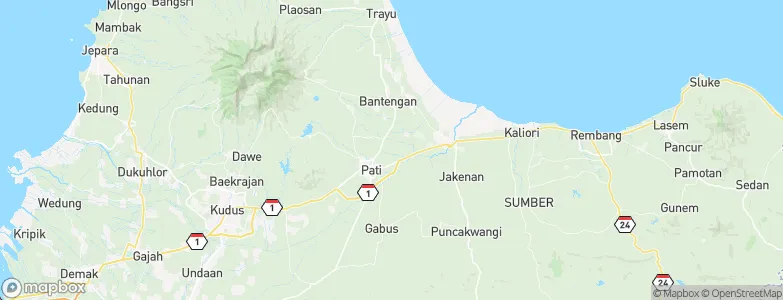Tambakromo, Indonesia Map