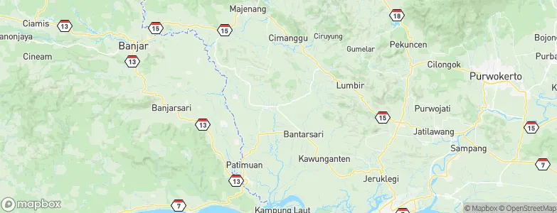 Tambangan, Indonesia Map