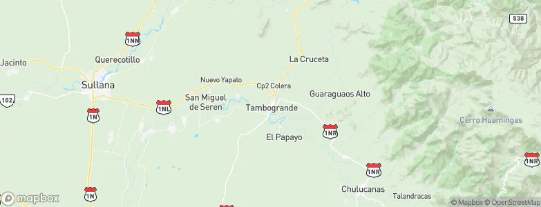 Tambo Grande, Peru Map