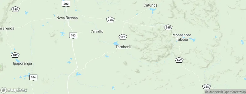 Tamboril, Brazil Map