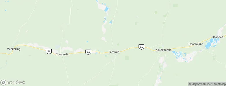Tammin, Australia Map