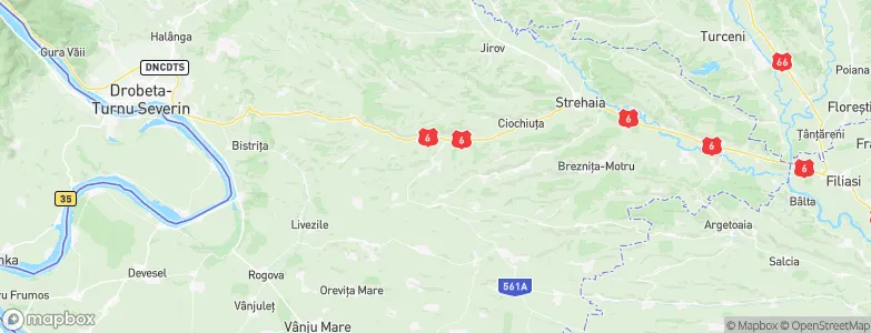 Tâmna, Romania Map