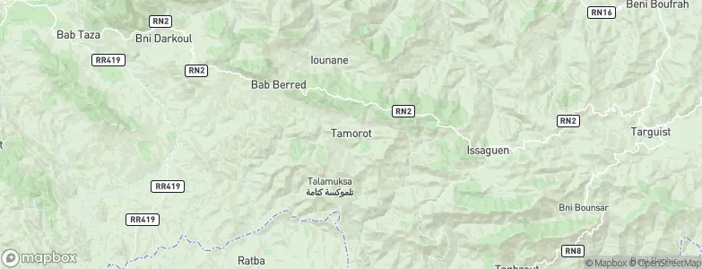 Tamorot, Morocco Map