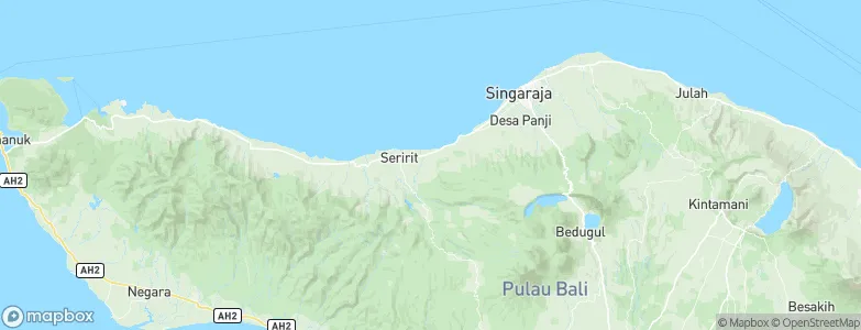 Tampekan, Indonesia Map