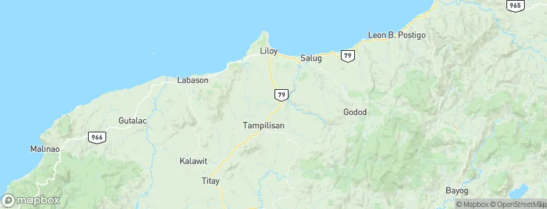 Tampilisan, Philippines Map