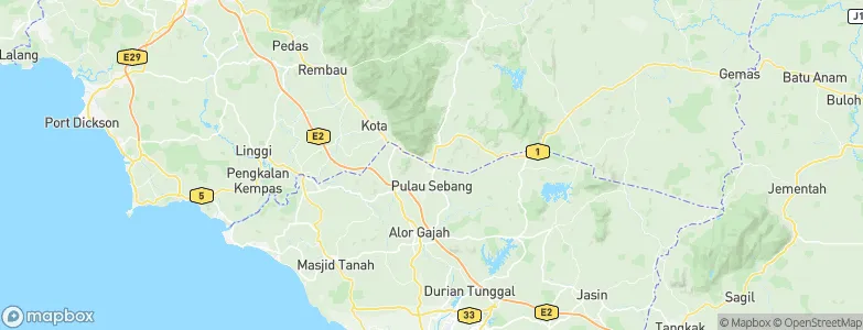 Tampin, Malaysia Map