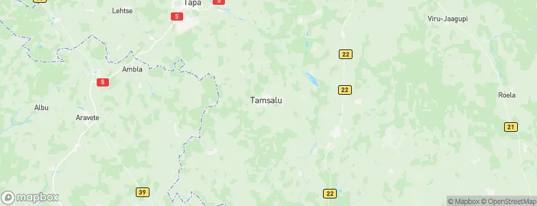 Tamsalu, Estonia Map