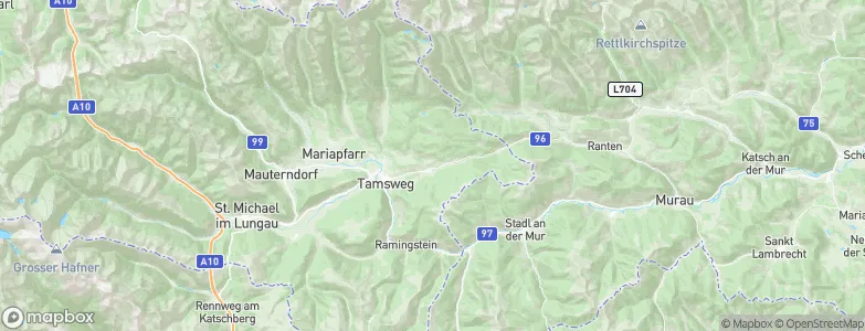 Tamsweg, Austria Map