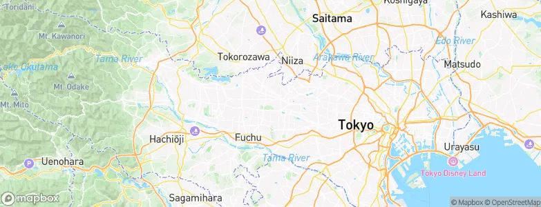 Tanashichō, Japan Map