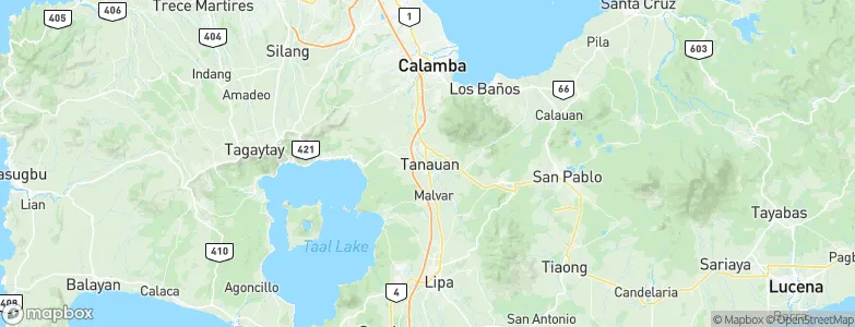 Tanauan, Philippines Map
