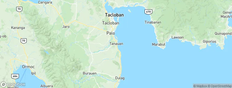 Tanauan, Philippines Map