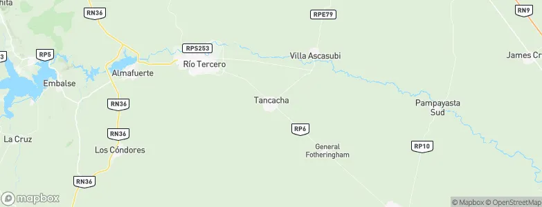 Tancacha, Argentina Map