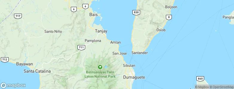 Tandayag, Philippines Map