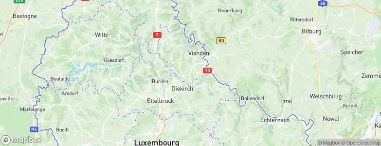 Tandel, Luxembourg Map